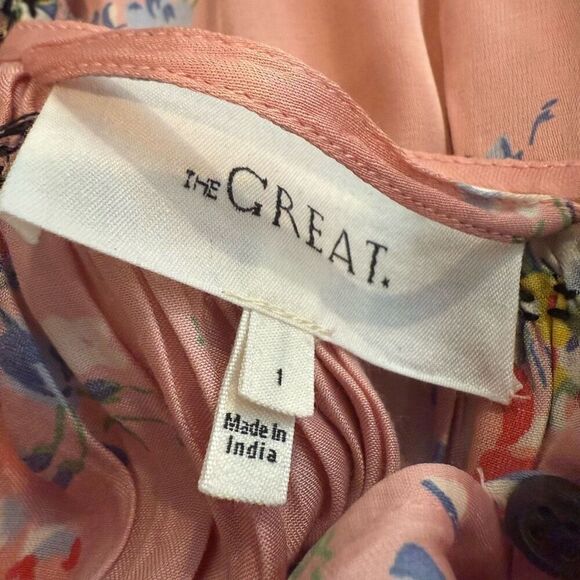 NWOT The Great. Sachet Dress in Cherry Blossom Size 1 US S - Picture 10 of 12